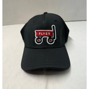 Radio Flyer  Baseball Cap Hat by New era  Black w Red Embroidered Logo size M